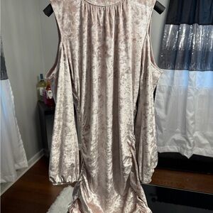 Express Shimmering Velvet Dress